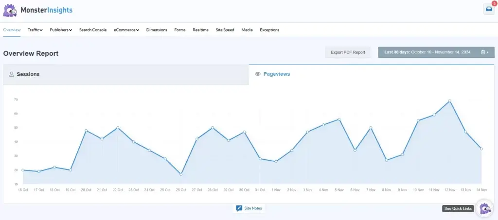 תוכנות לקידום אתרים Monster Insights